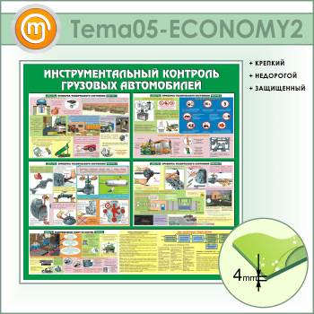 Стенд «Инструментальный контроль грузовых автомобилей» (TM-05-ECONOMY2)
